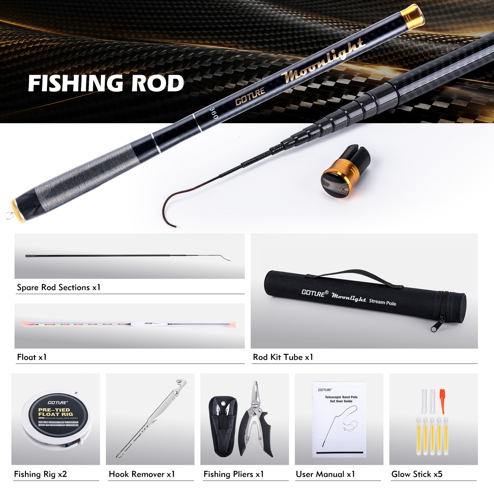 Conjunto de Vara de Pesca Tele - Fishing Equipment Bag avaliação e preço