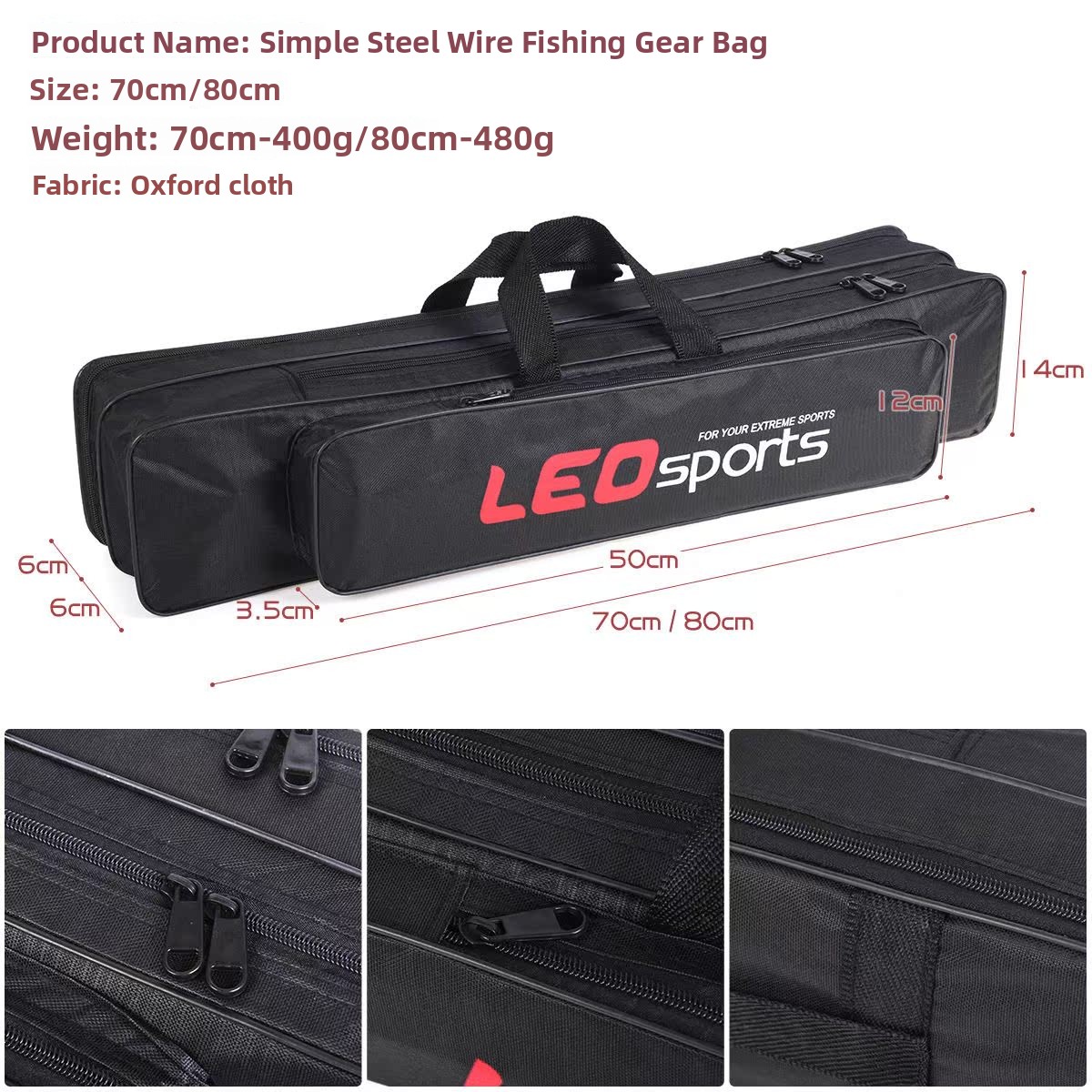 Bolsa para Vara de Pesca LeO d - Fishing Equipment Brands avaliação e preço