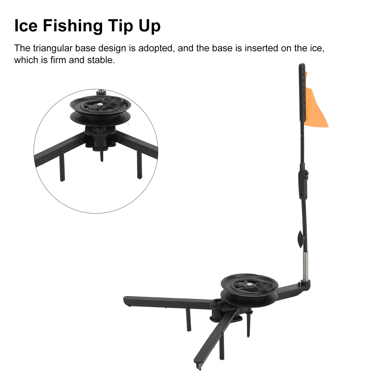 Vara de pesca no gelo dobrável - Ice Fishing Tip Up avaliação e preço